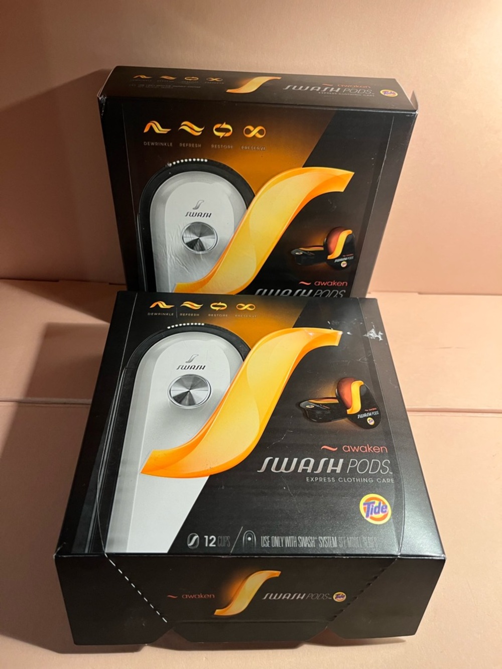 SWASH Pods Awaken Laundry Pods - TIDE New IN BOX - never used set of 2